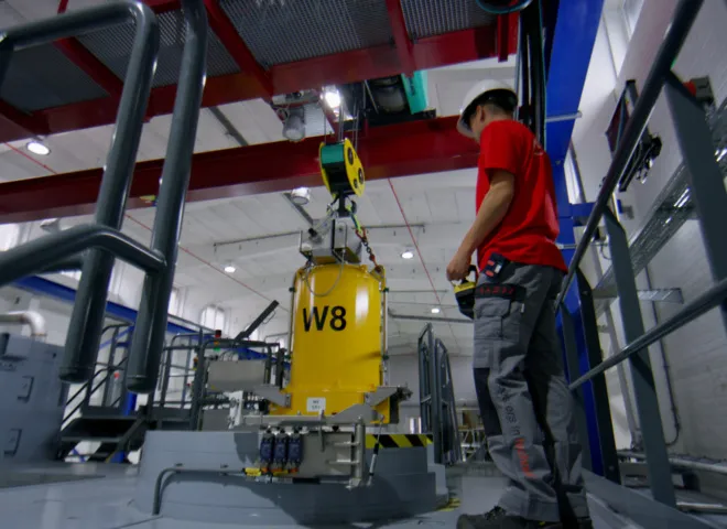 NRG WTU Hijsen Container Medewerker Delmeco Projecten